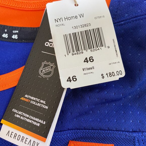 Authentic NewYork Islanders TROTTIER NHL Hockey Adias Jersey NEW Size 46 - Picture 7 of 7